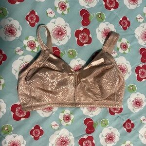 Elegant Lace Pattern Unlined Bali Bra 34DD